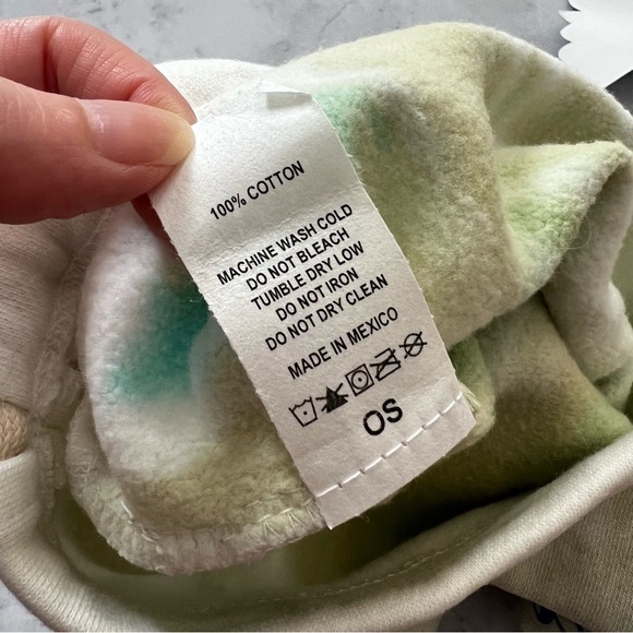 NWT Boys Lie Green Tie Dye Unreleased Drawstring Bag - Picture 6 of 7